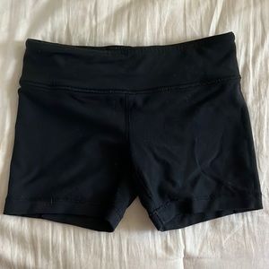 Ivivva/ Lululemon rhythmic tight shorts